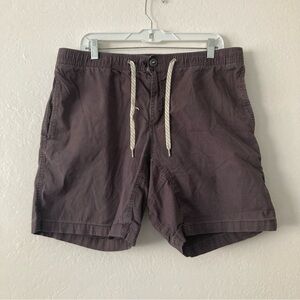 Vuori Men's Ripstop Shorts Charcoal Outdoors Athletic Workout Travel Casual XL